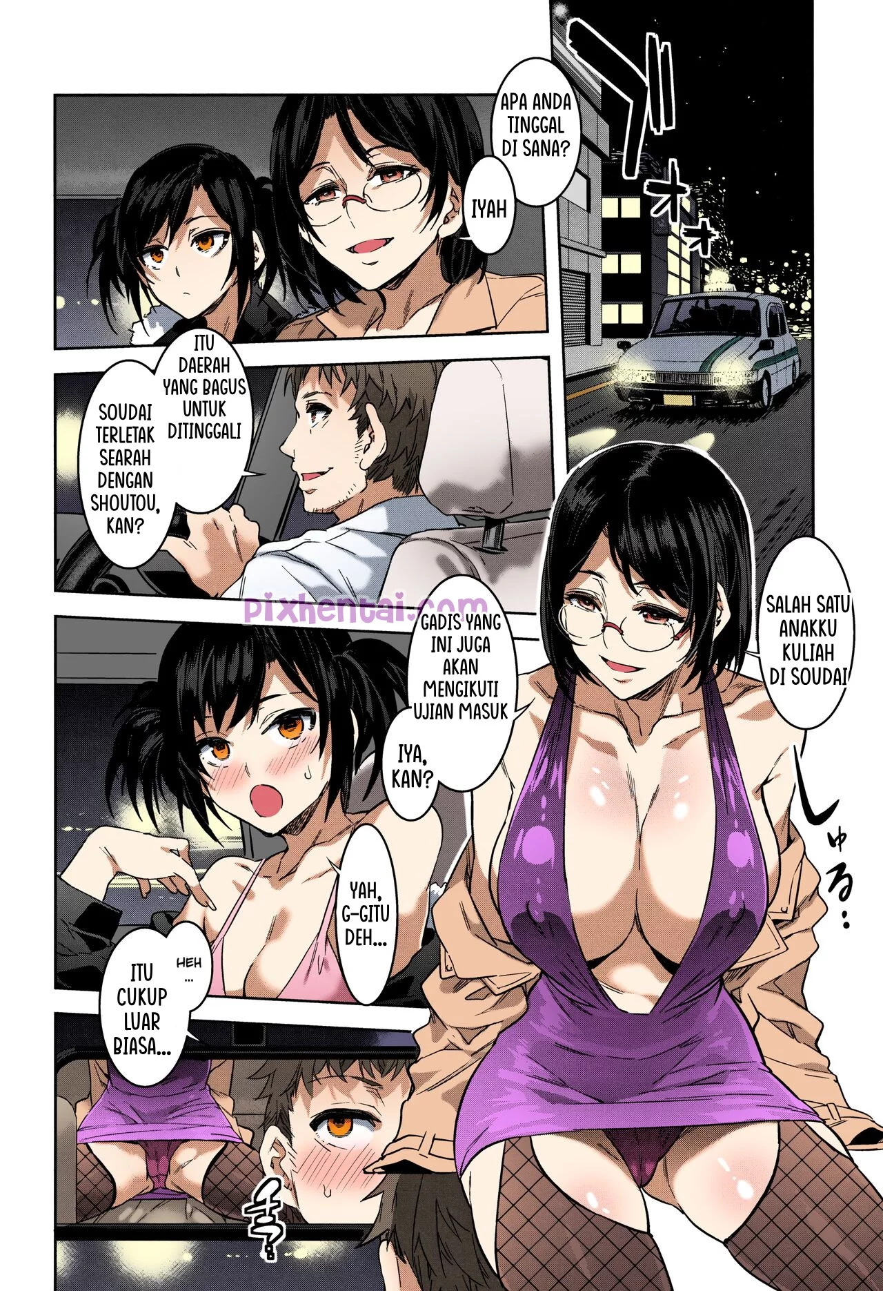 Komik hentai xxx manga sex bokep Souma Taxi Sopir Taksi Tergoda Penumpang Sexy 2